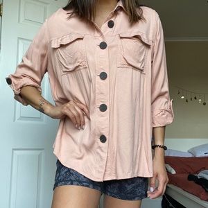 Mauve Long Sleeve Blouse